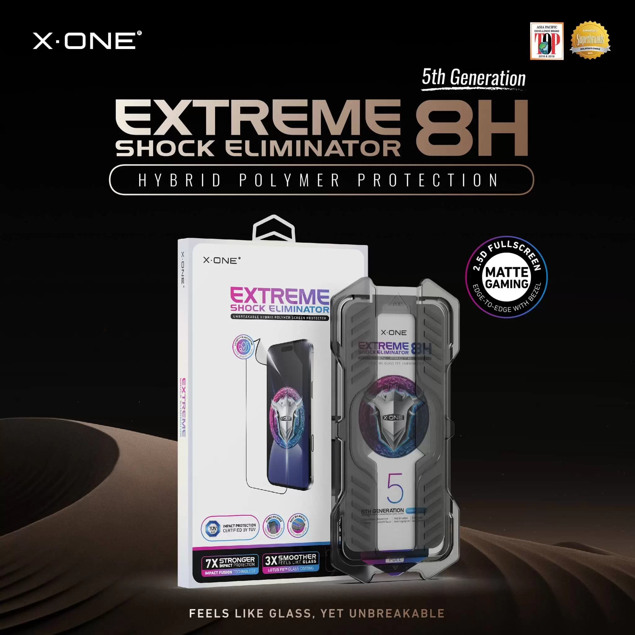 Extreme Shock Eliminator 8H с установочным комплектом &mdash; Matte Gaming
